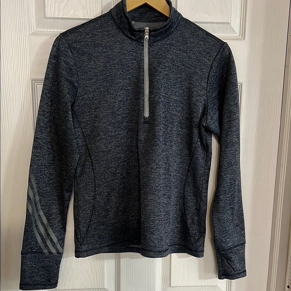 ❤️3 for $15 Adidas Blue-Gray Quarter-Zip
